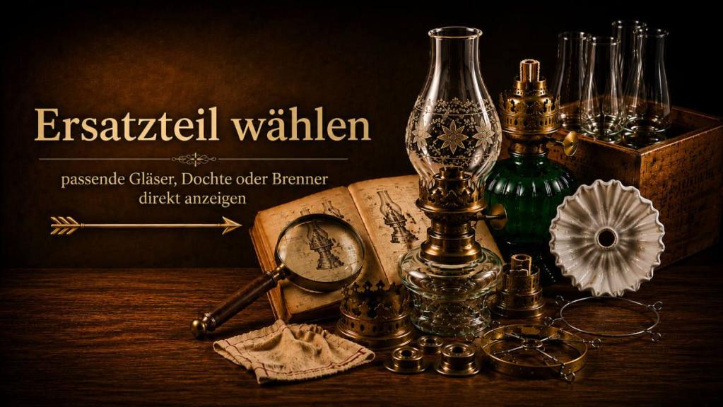 Ersatzteilfinder Petrollampen-Shop Weggis