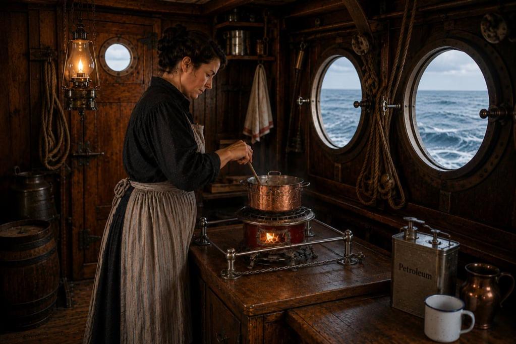 auf dem Schiff