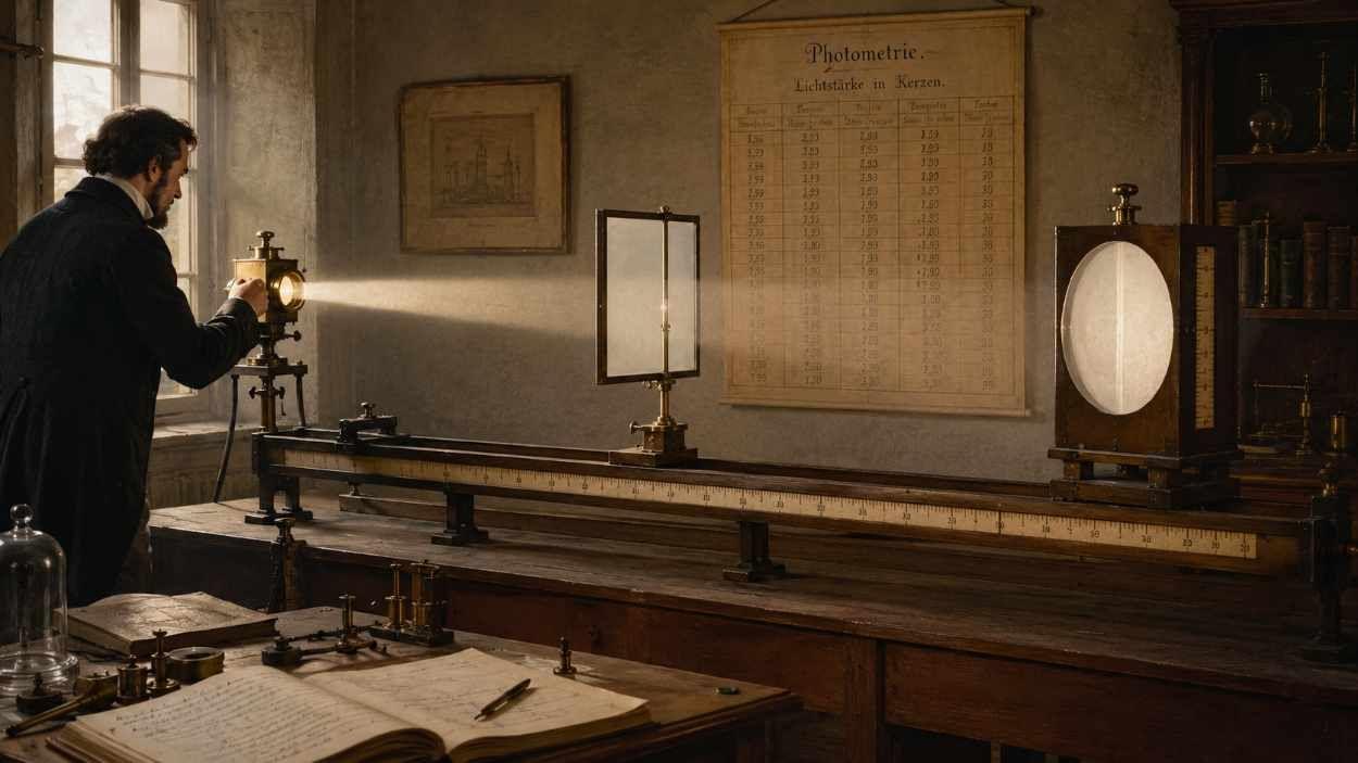 Lichtstärke – Lichtmessung um 1860