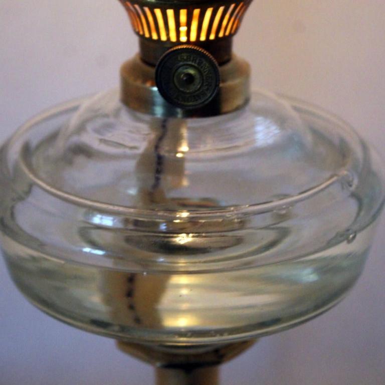 Säulenlampe aus Messing