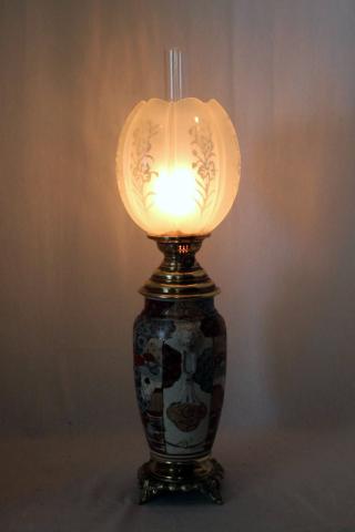 Petrollampe Satsuma-Vase, Tischlampe