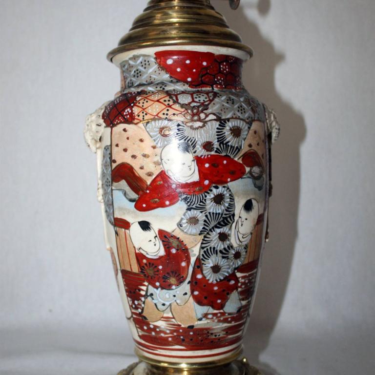 Petrollampe Satsuma-Vase, Tischlampe