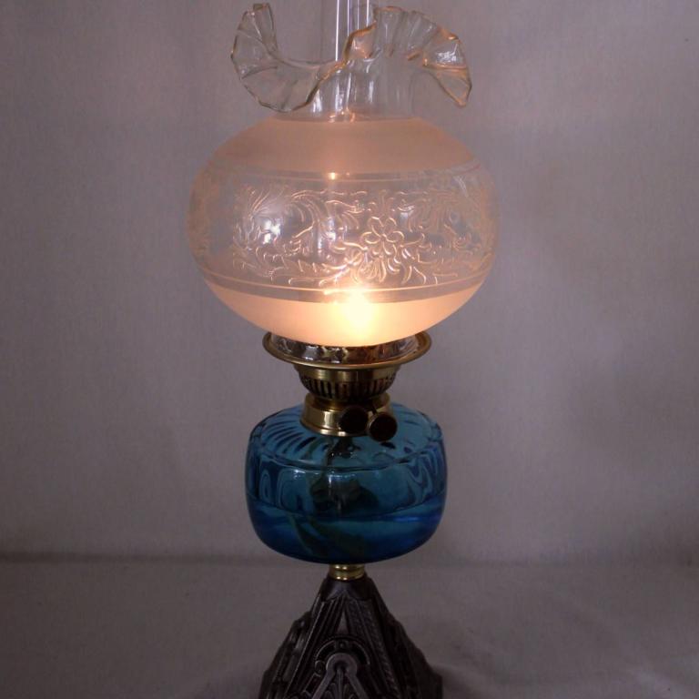 Duplexlampe antik
