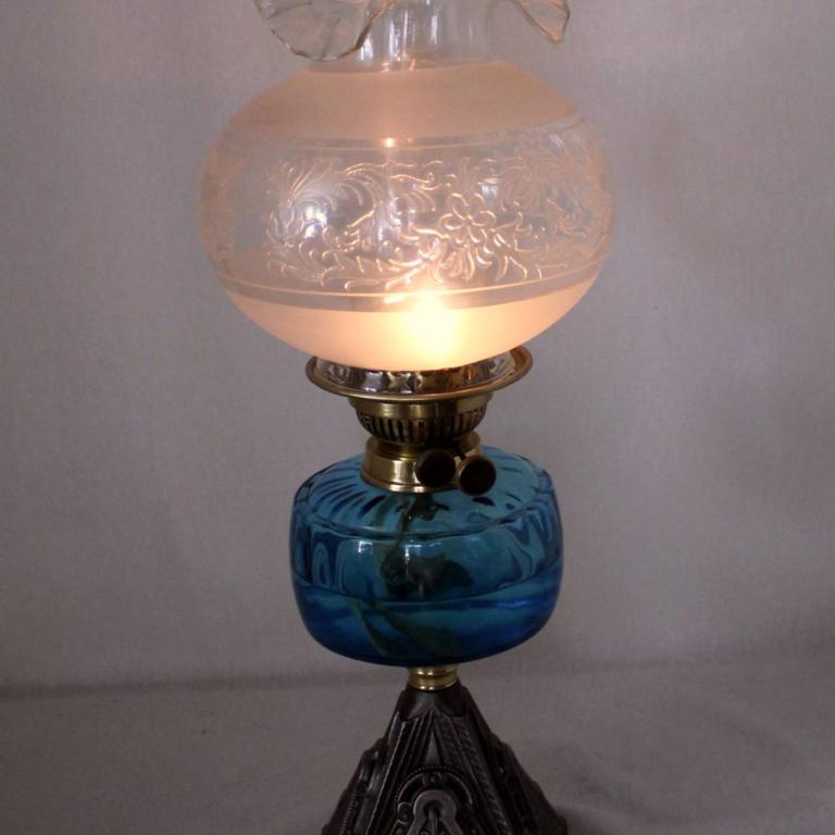 Duplexlampe antik