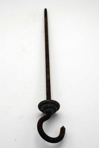 Haengelampe, Aufhaengehacken