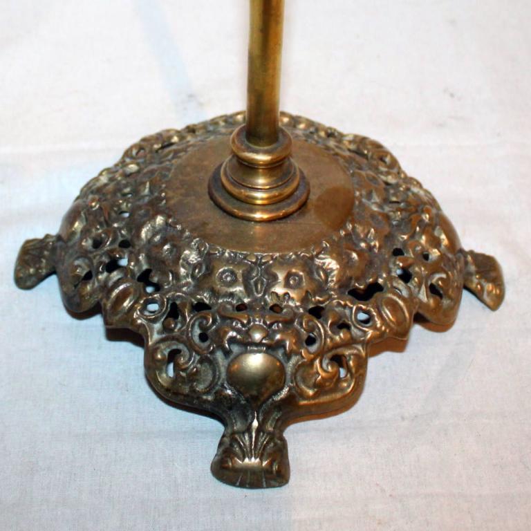 Duplex Studierlampe, Schiebelampe, zwei Dublexbrenner, England