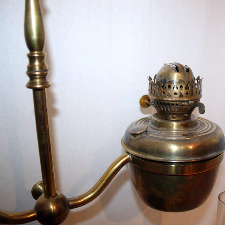 Duplex Studierlampe, Schiebelampe, zwei Dublexbrenner, England