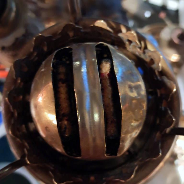 Duplex Studierlampe, Schiebelampe, zwei Dublexbrenner, England